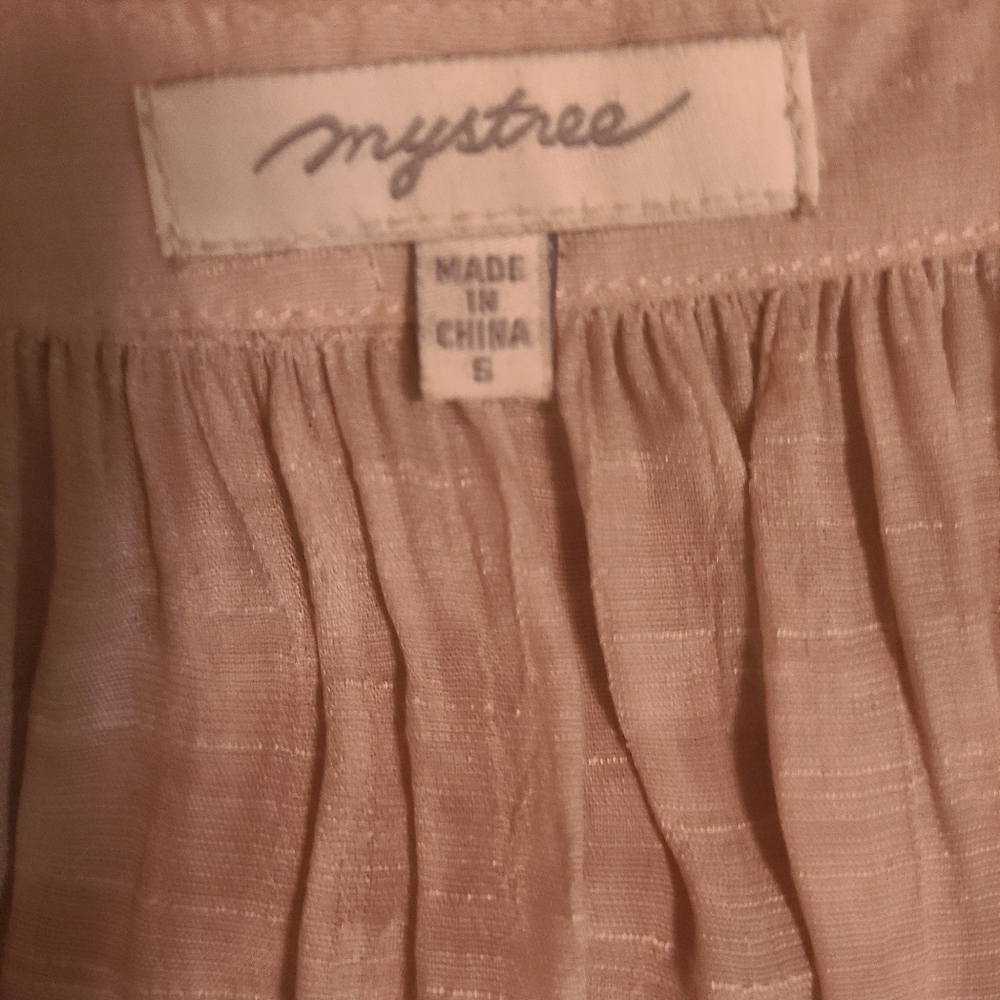 Mystree sheer linen gauzy top Hp🔥🔥🔥🔥 - Picture 5 of 5
